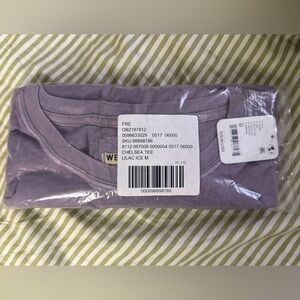Free People Lilac Ice Short Sleeve Tee